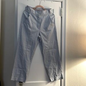 Rebecca Taylor Straight Leg Rib cage High Waist Pants 10